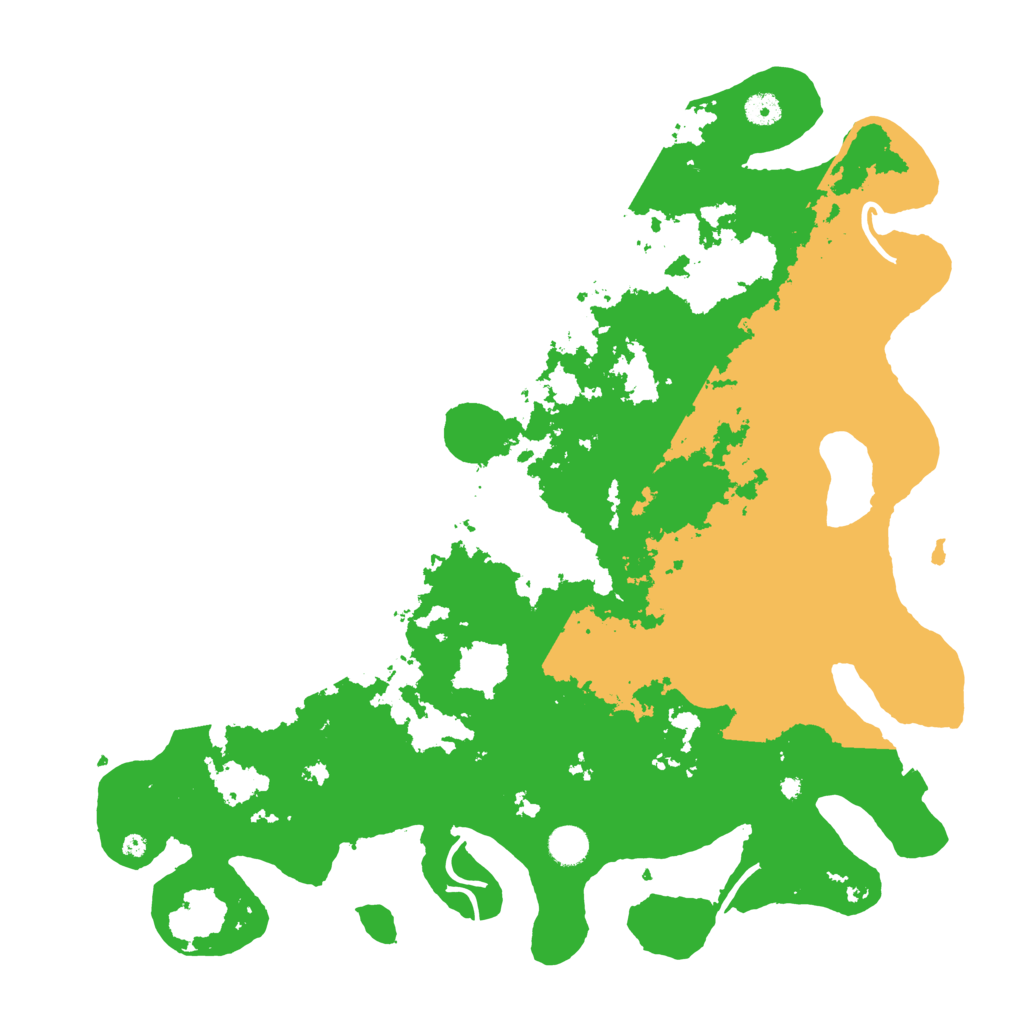 Biome Rust Map: Procedural Map, Size: 4500, Seed: 1262423175