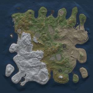 Thumbnail Rust Map: Procedural Map, Size: 3900, Seed: 8865748, 16 Monuments