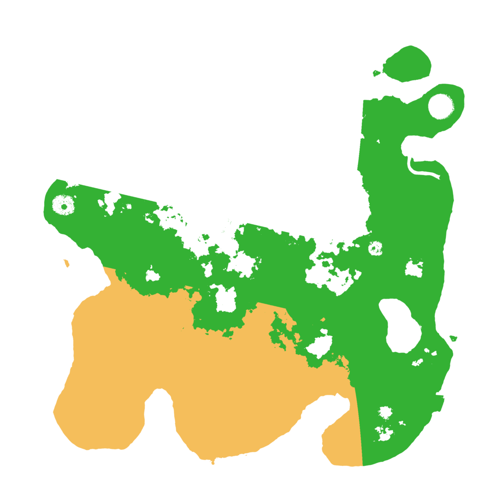 Biome Rust Map: Procedural Map, Size: 3500, Seed: 560123961