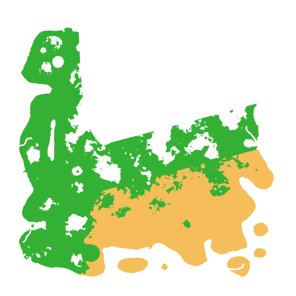 Biome Rust Map: Procedural Map, Size: 4500, Seed: 1999215885