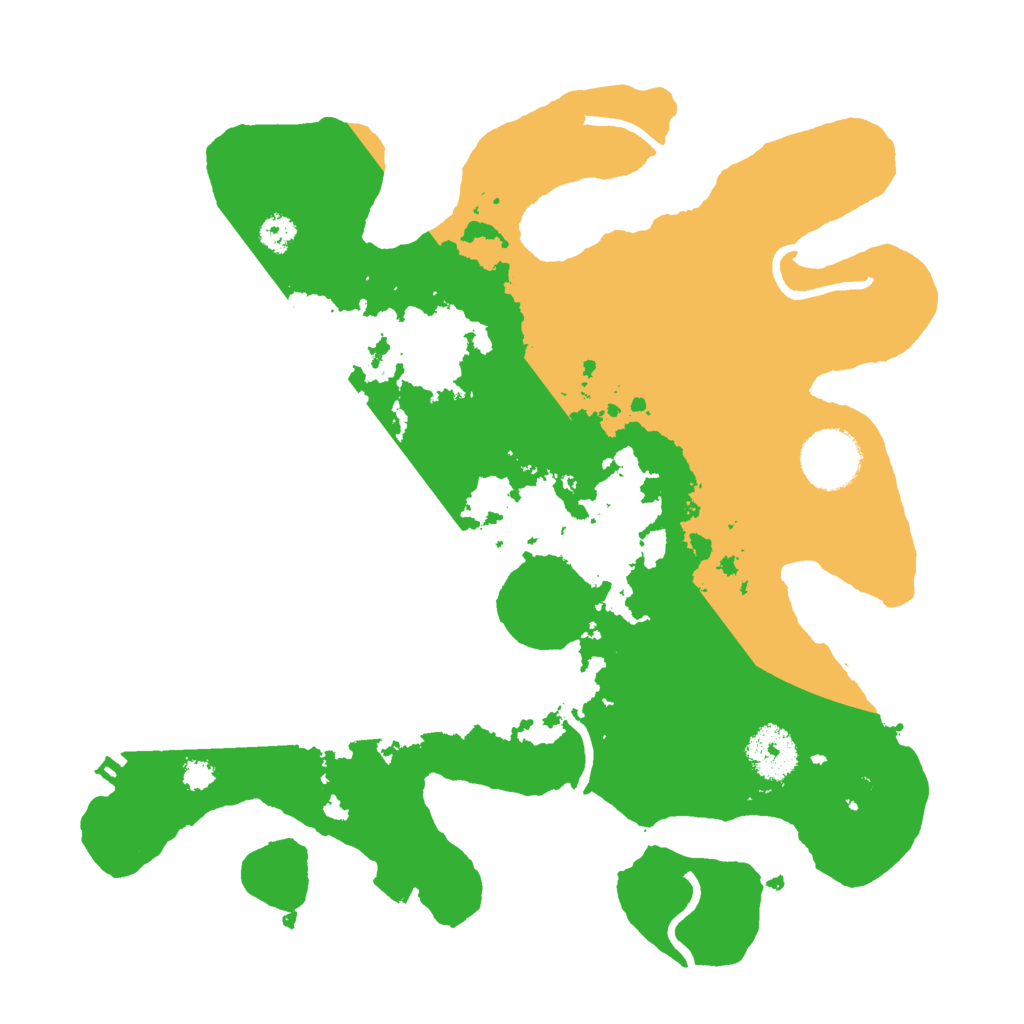 Biome Rust Map: Procedural Map, Size: 3000, Seed: 17664