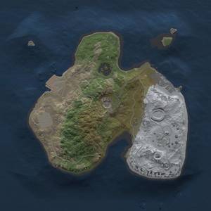 Thumbnail Rust Map: Procedural Map, Size: 1650, Seed: 13373580, 6 Monuments