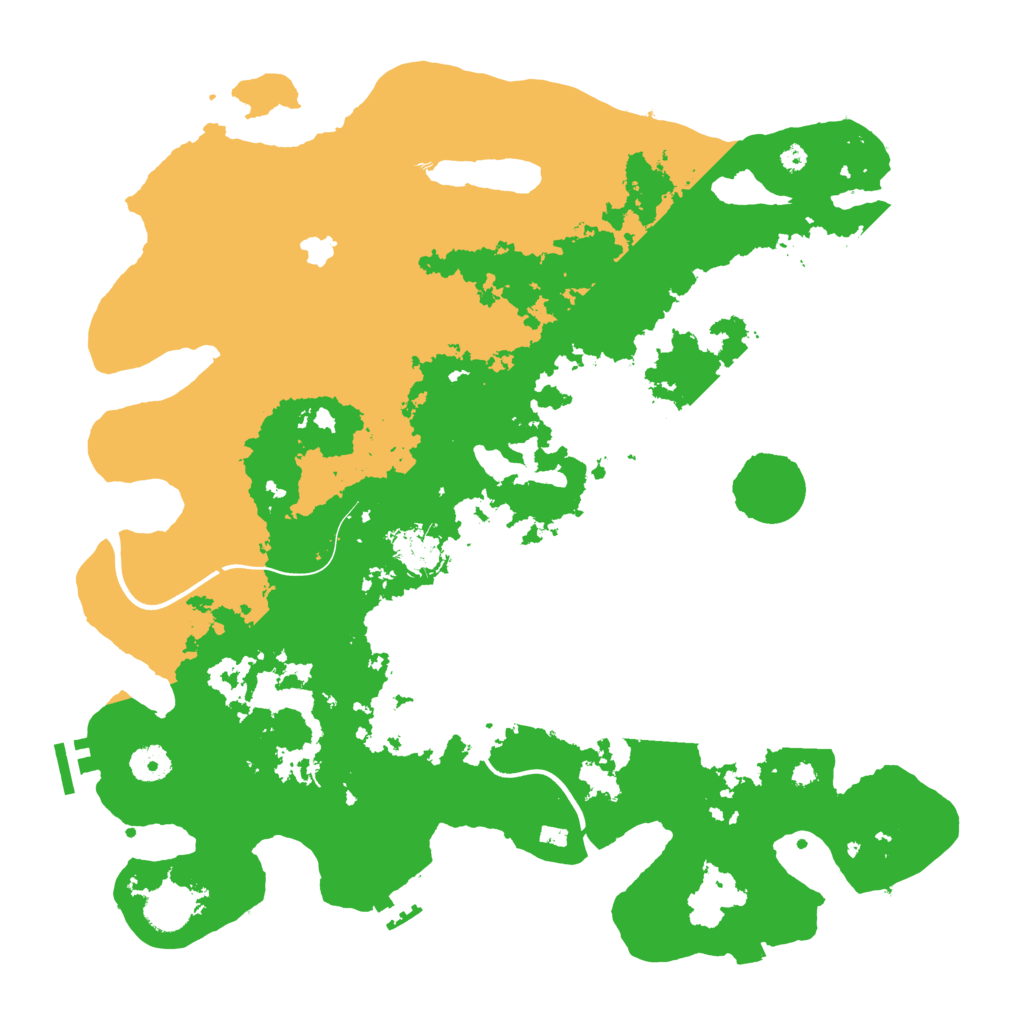 Biome Rust Map: Procedural Map, Size: 4000, Seed: 307048415