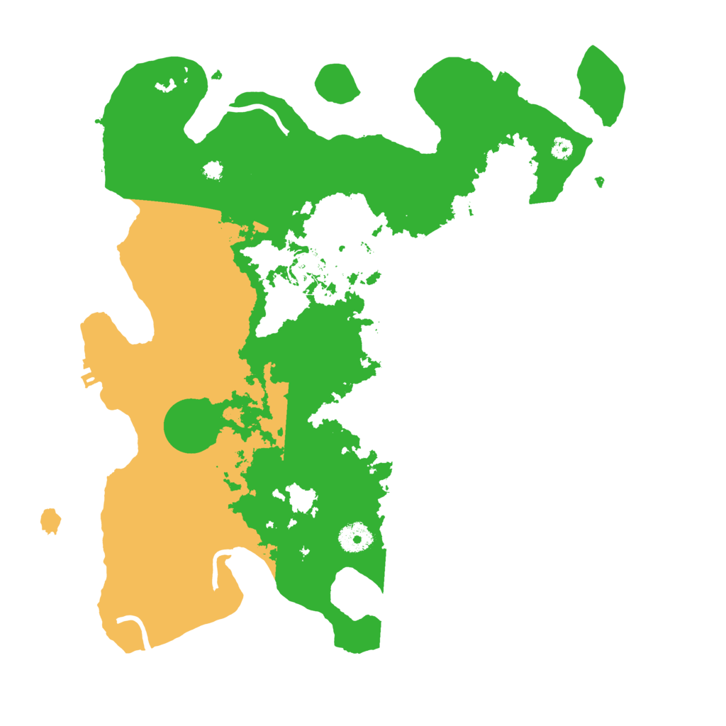 Biome Rust Map: Procedural Map, Size: 3500, Seed: 1029207208