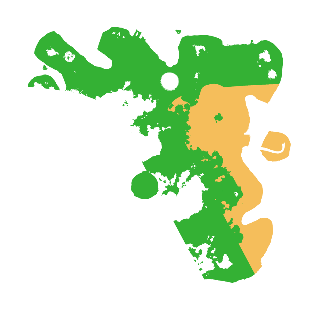 Biome Rust Map: Procedural Map, Size: 3111, Seed: 20021