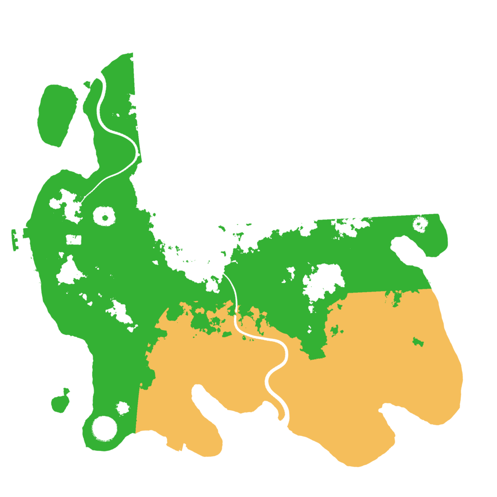 Biome Rust Map: Procedural Map, Size: 3500, Seed: 1416156188