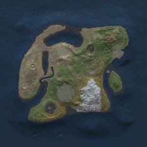 Thumbnail Rust Map: Procedural Map, Size: 2000, Seed: 882910147, 5 Monuments