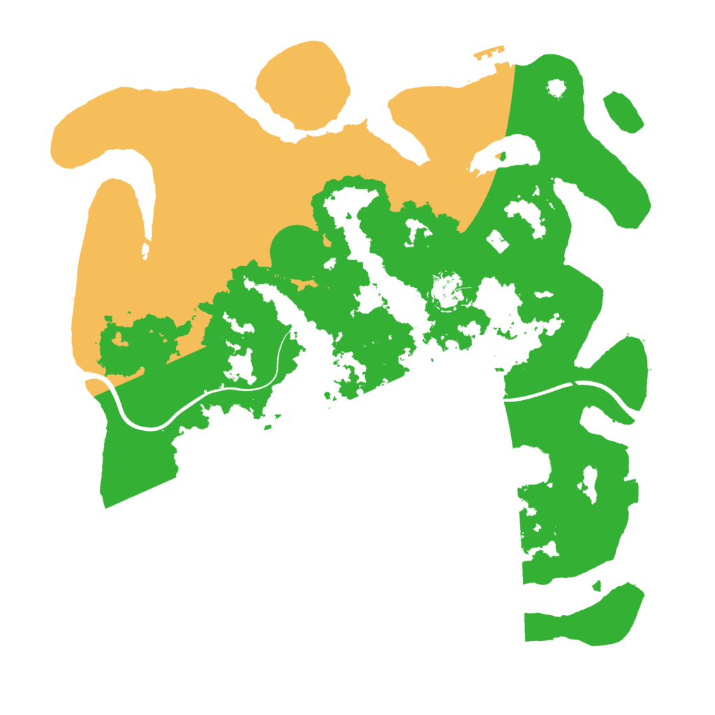 Biome Rust Map: Procedural Map, Size: 3500, Seed: 1435678496