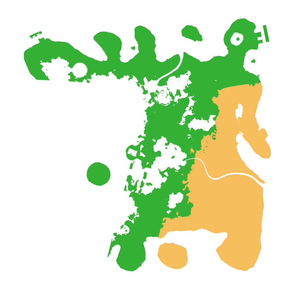 Biome Rust Map: Procedural Map, Size: 3550, Seed: 63592583