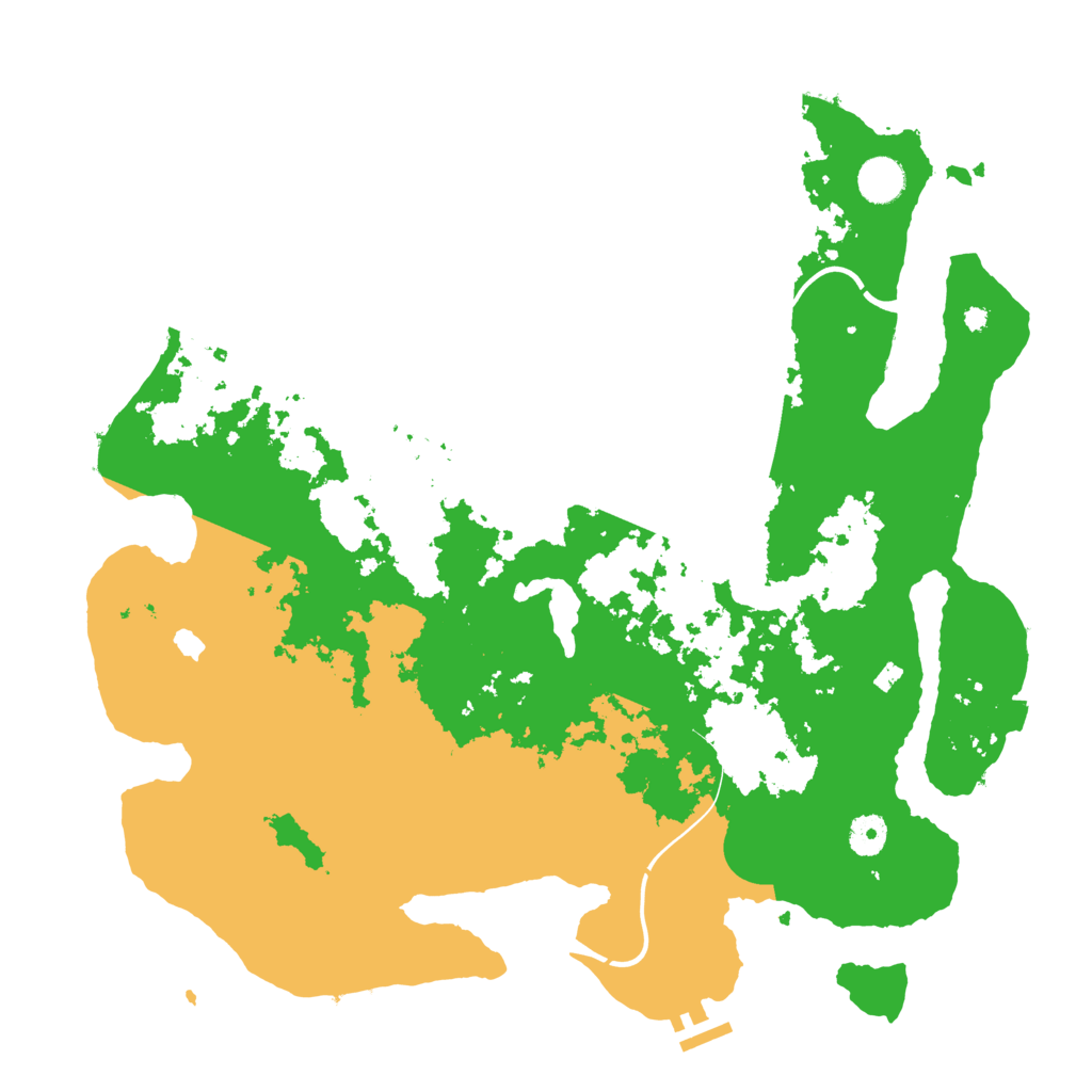 Biome Rust Map: Procedural Map, Size: 4100, Seed: 139121670