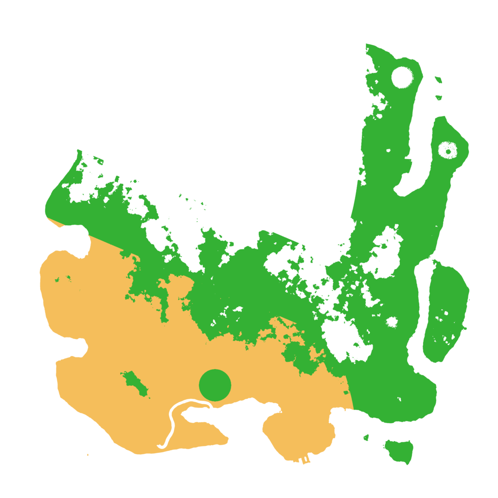 Biome Rust Map: Procedural Map, Size: 4100, Seed: 139121670