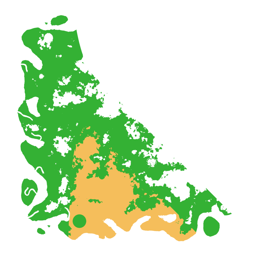Biome Rust Map: Procedural Map, Size: 5000, Seed: 3807692
