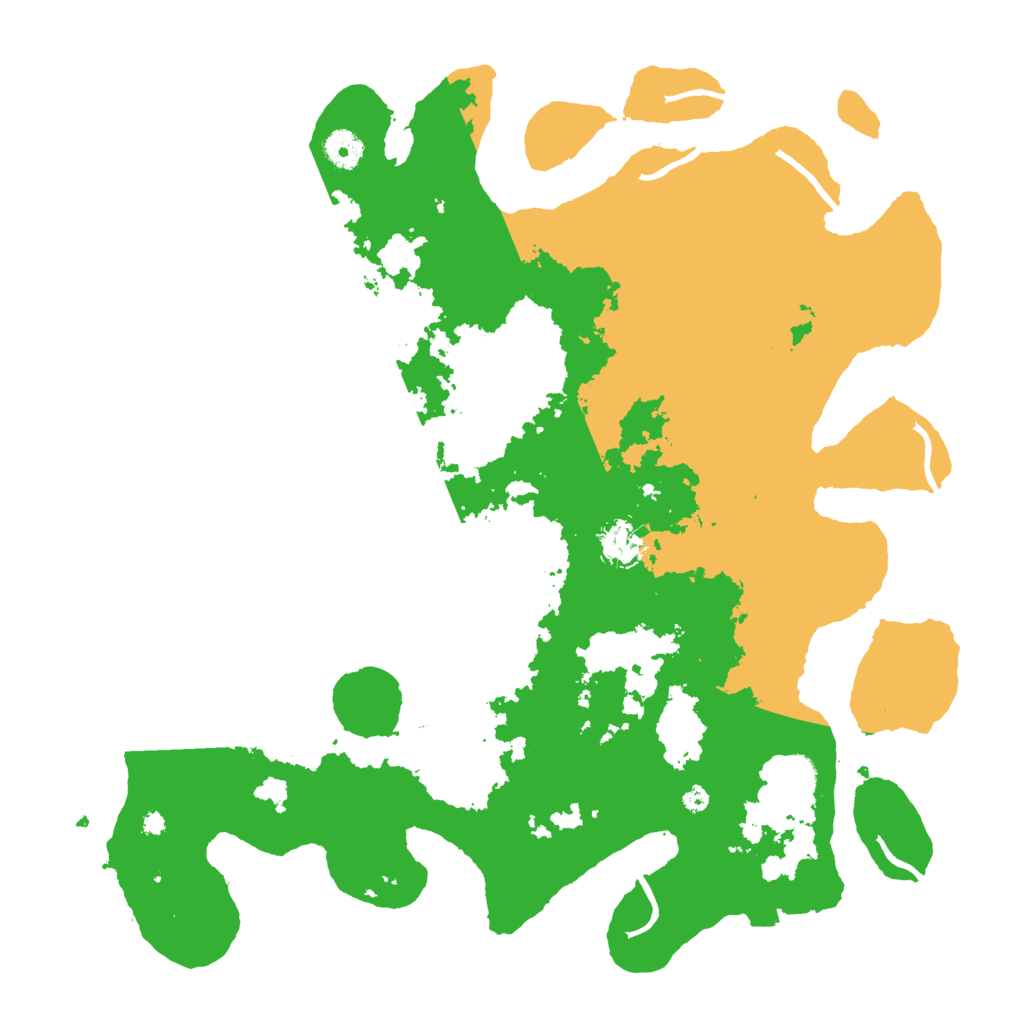 Biome Rust Map: Procedural Map, Size: 4100, Seed: 54464