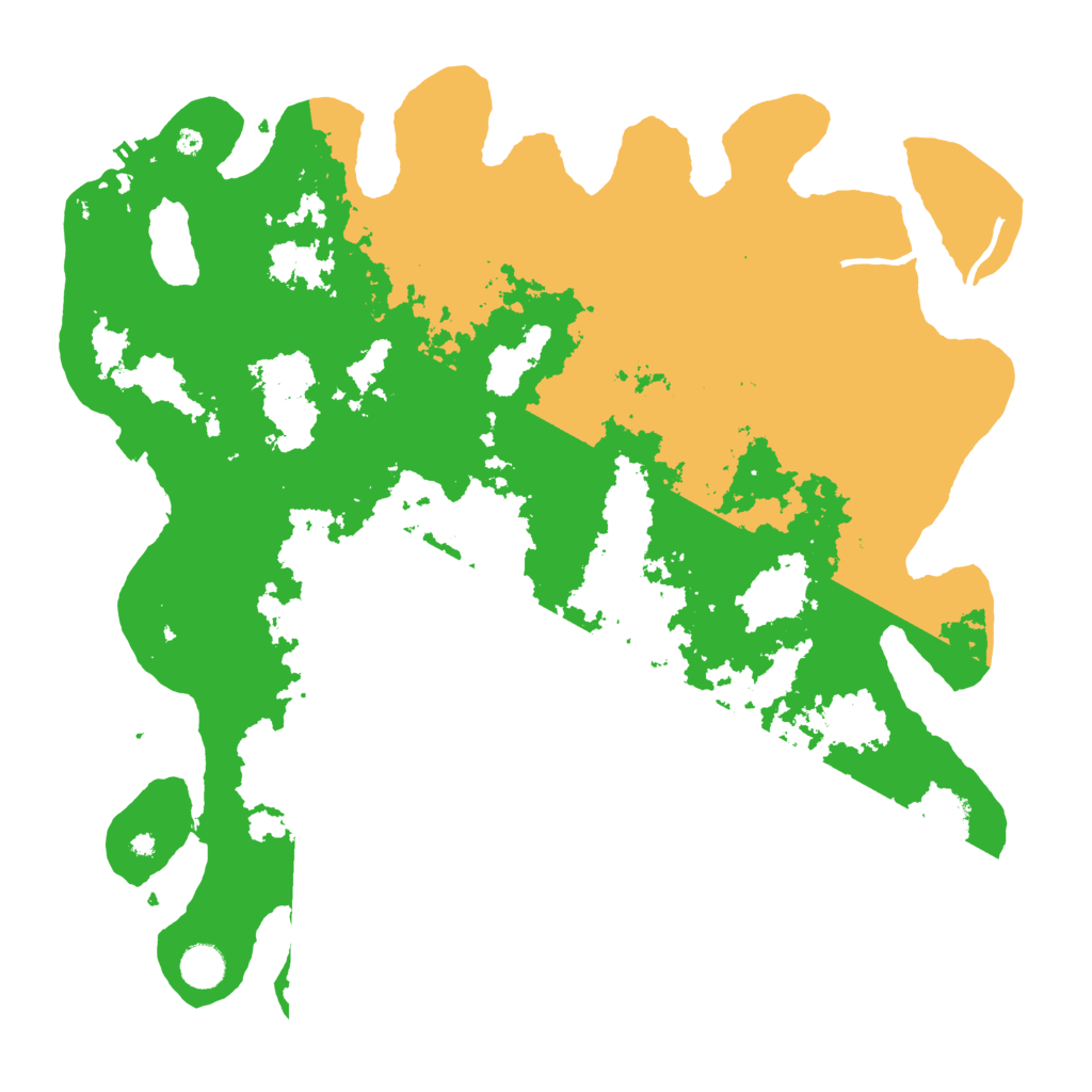 Biome Rust Map: Procedural Map, Size: 4300, Seed: 17455