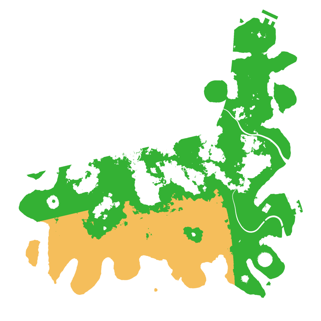 Biome Rust Map: Procedural Map, Size: 3850, Seed: 34443740