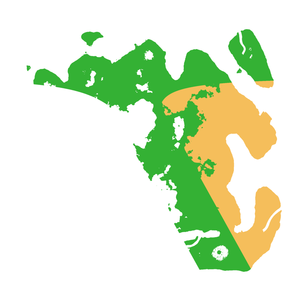 Biome Rust Map: Procedural Map, Size: 3000, Seed: 20605