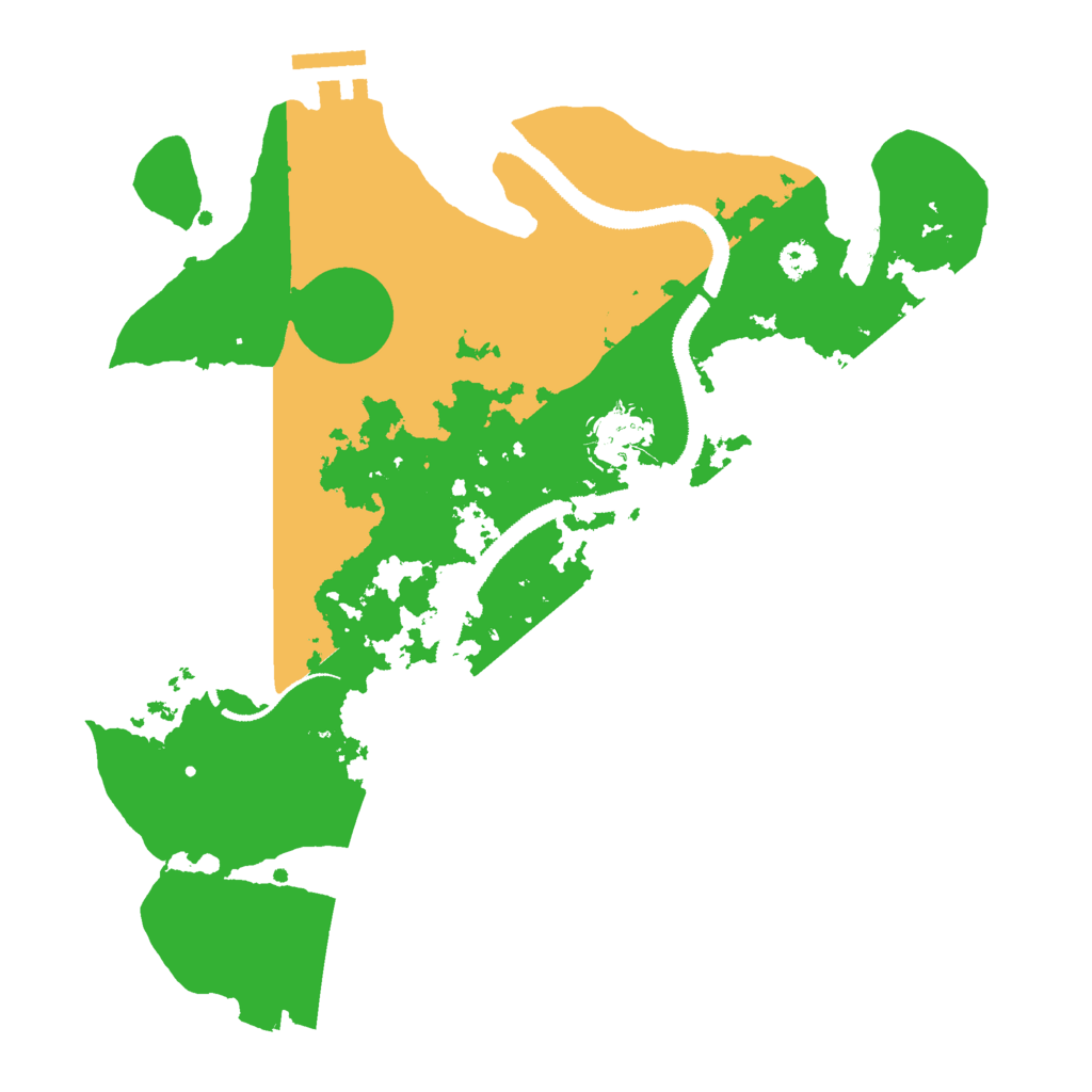 Biome Rust Map: Procedural Map, Size: 3000, Seed: 689497748