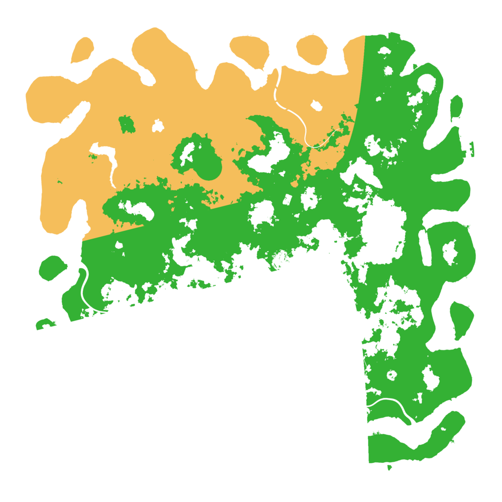 Biome Rust Map: Procedural Map, Size: 5000, Seed: 877262772