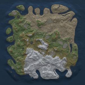 Thumbnail Rust Map: Procedural Map, Size: 4250, Seed: 12864854, 18 Monuments