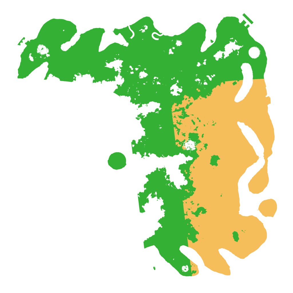 Biome Rust Map: Procedural Map, Size: 4500, Seed: 829955974