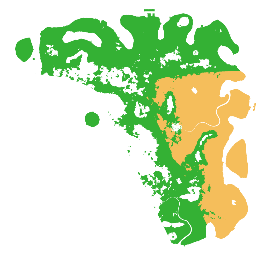 Biome Rust Map: Procedural Map, Size: 5000, Seed: 318118221