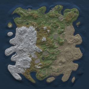 Thumbnail Rust Map: Procedural Map, Size: 4250, Seed: 1145144070, 18 Monuments