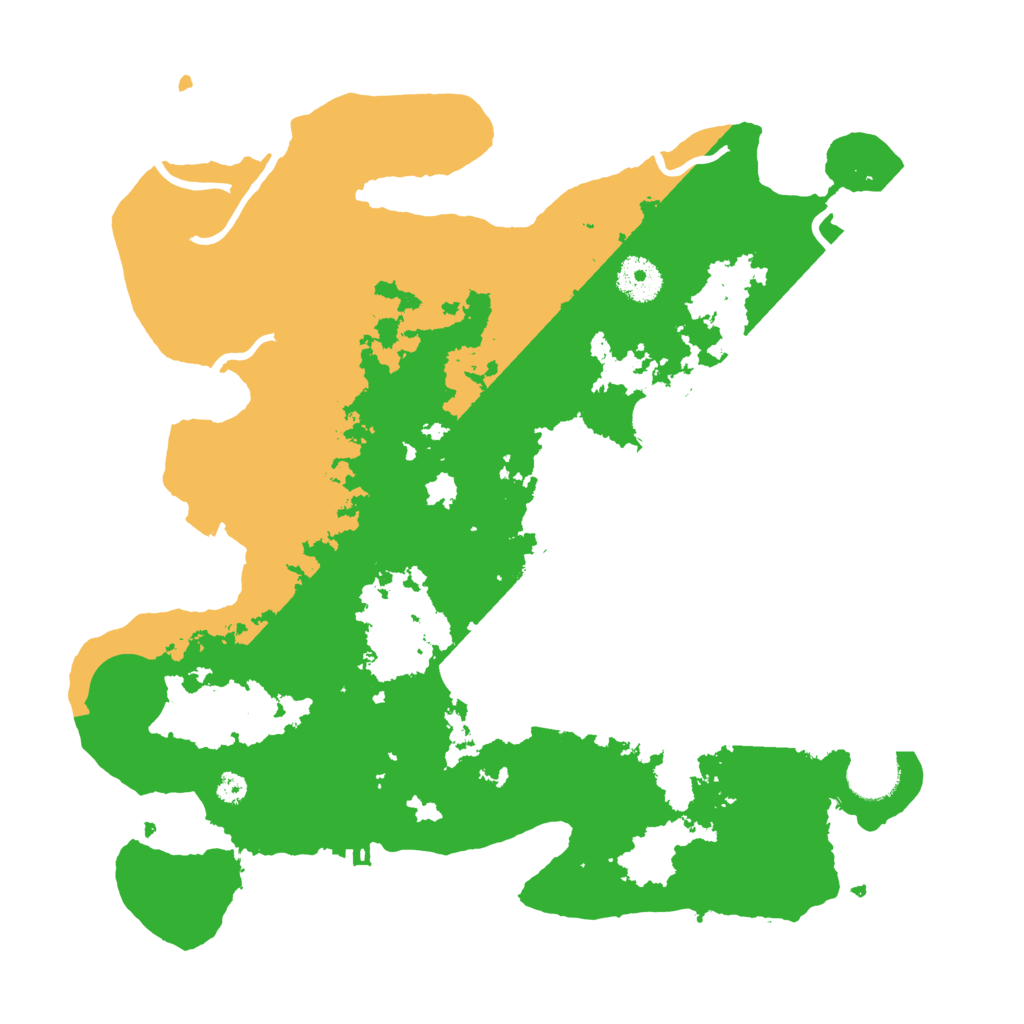 Biome Rust Map: Procedural Map, Size: 3500, Seed: 2999750