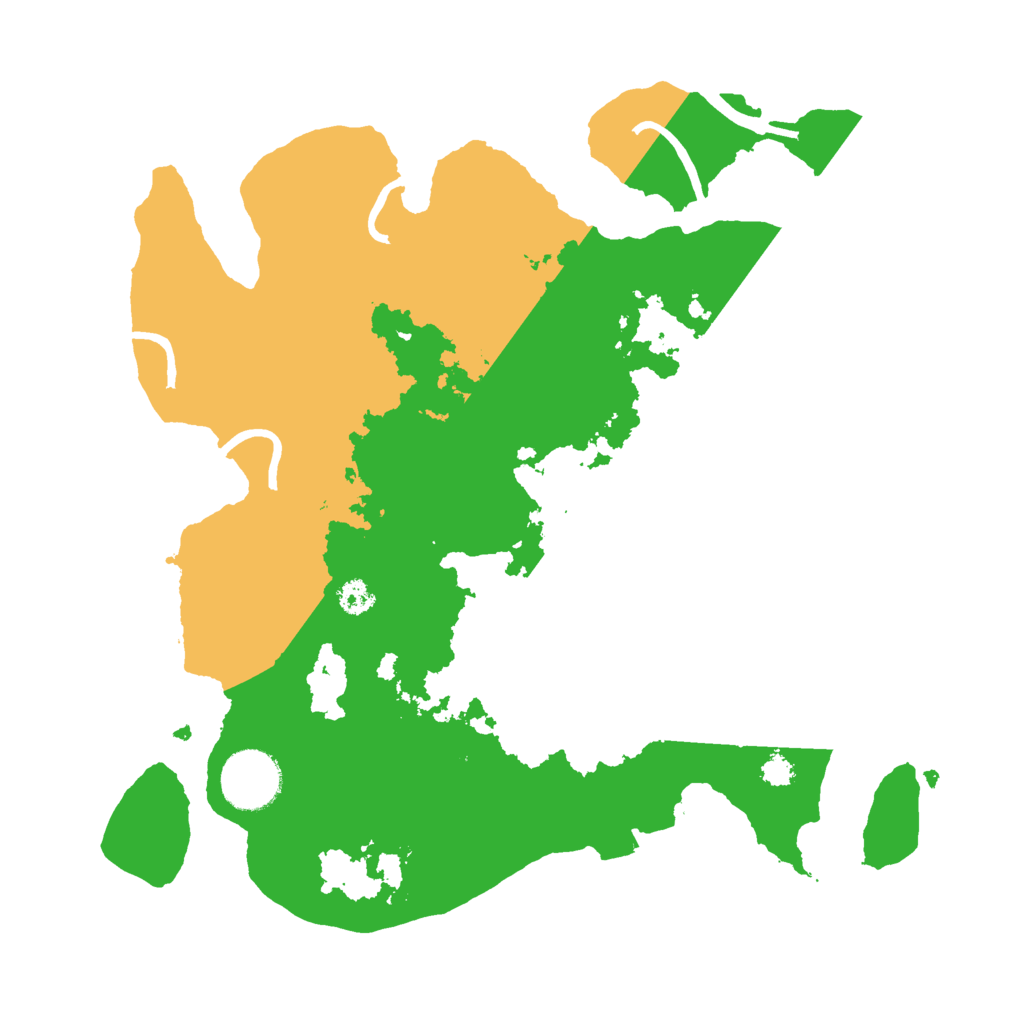 Biome Rust Map: Procedural Map, Size: 3000, Seed: 20202