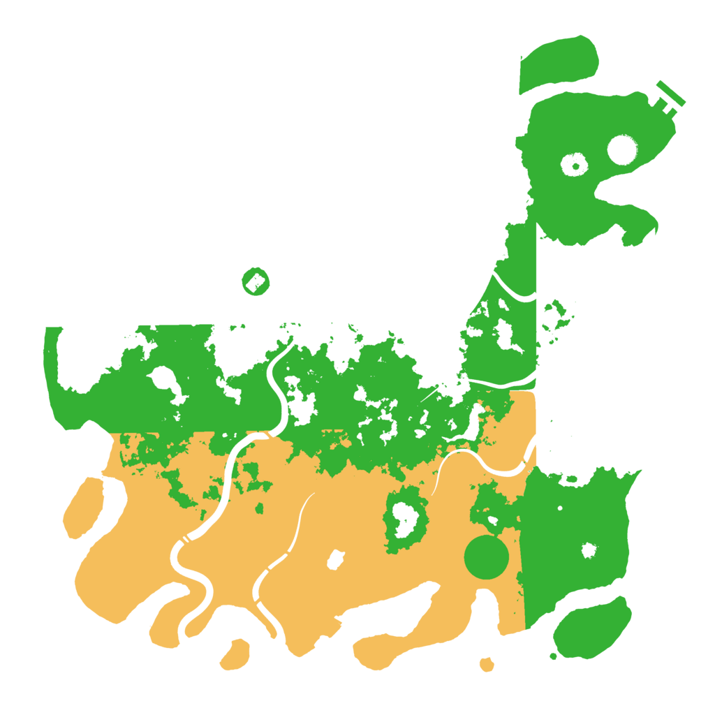 Biome Rust Map: Procedural Map, Size: 4250, Seed: 17762077