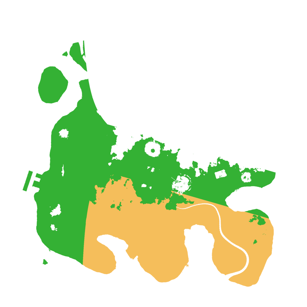 Biome Rust Map: Procedural Map, Size: 3000, Seed: 1085005896