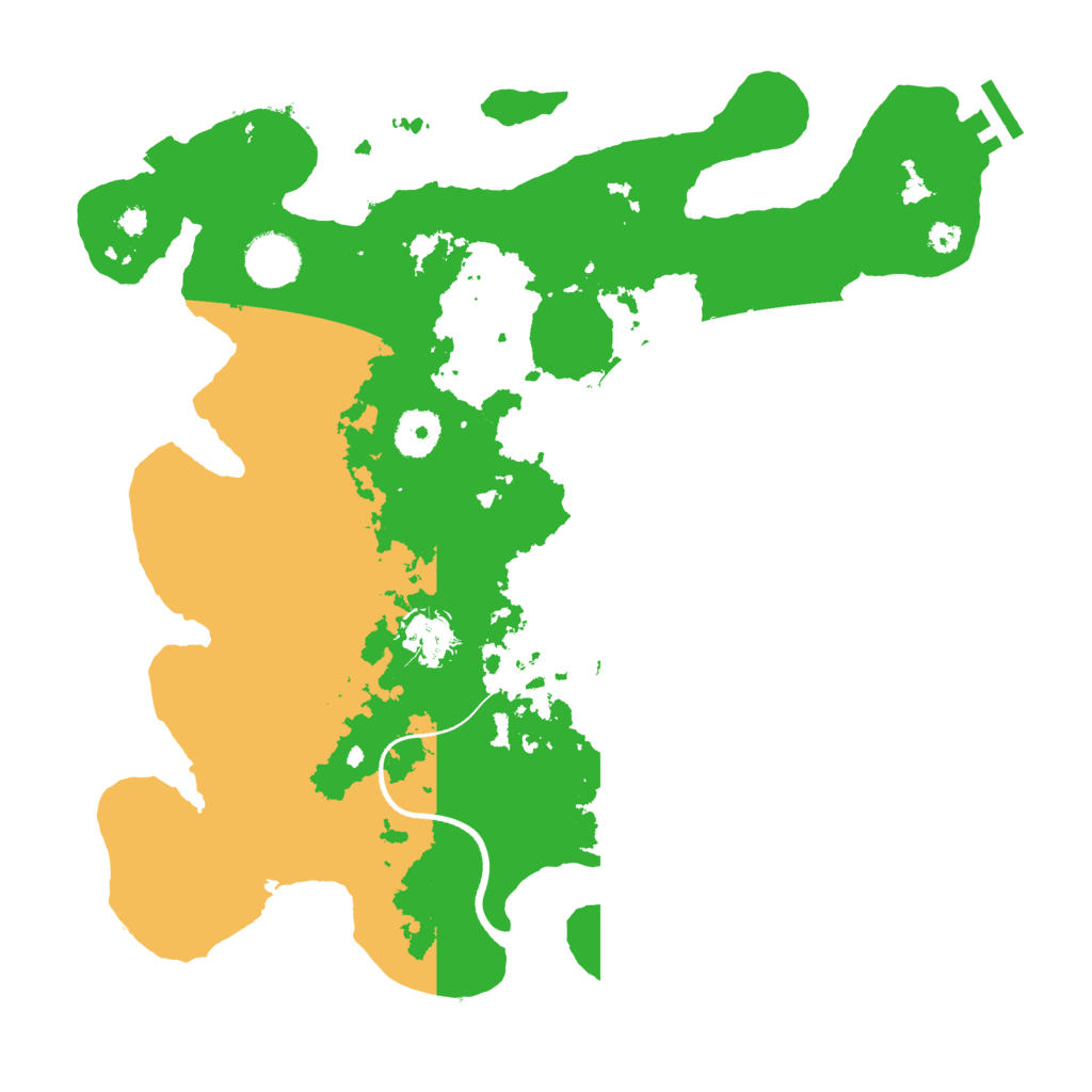 Biome Rust Map: Procedural Map, Size: 3500, Seed: 697327519