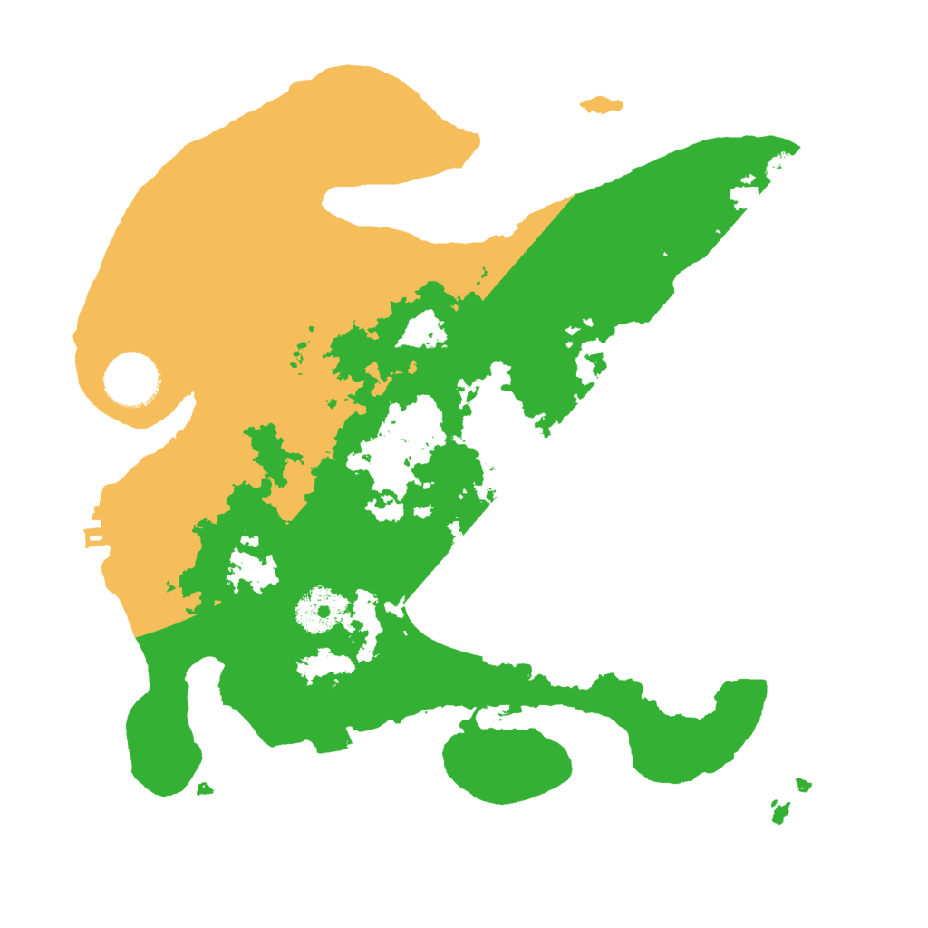 Biome Rust Map: Procedural Map, Size: 3000, Seed: 27106