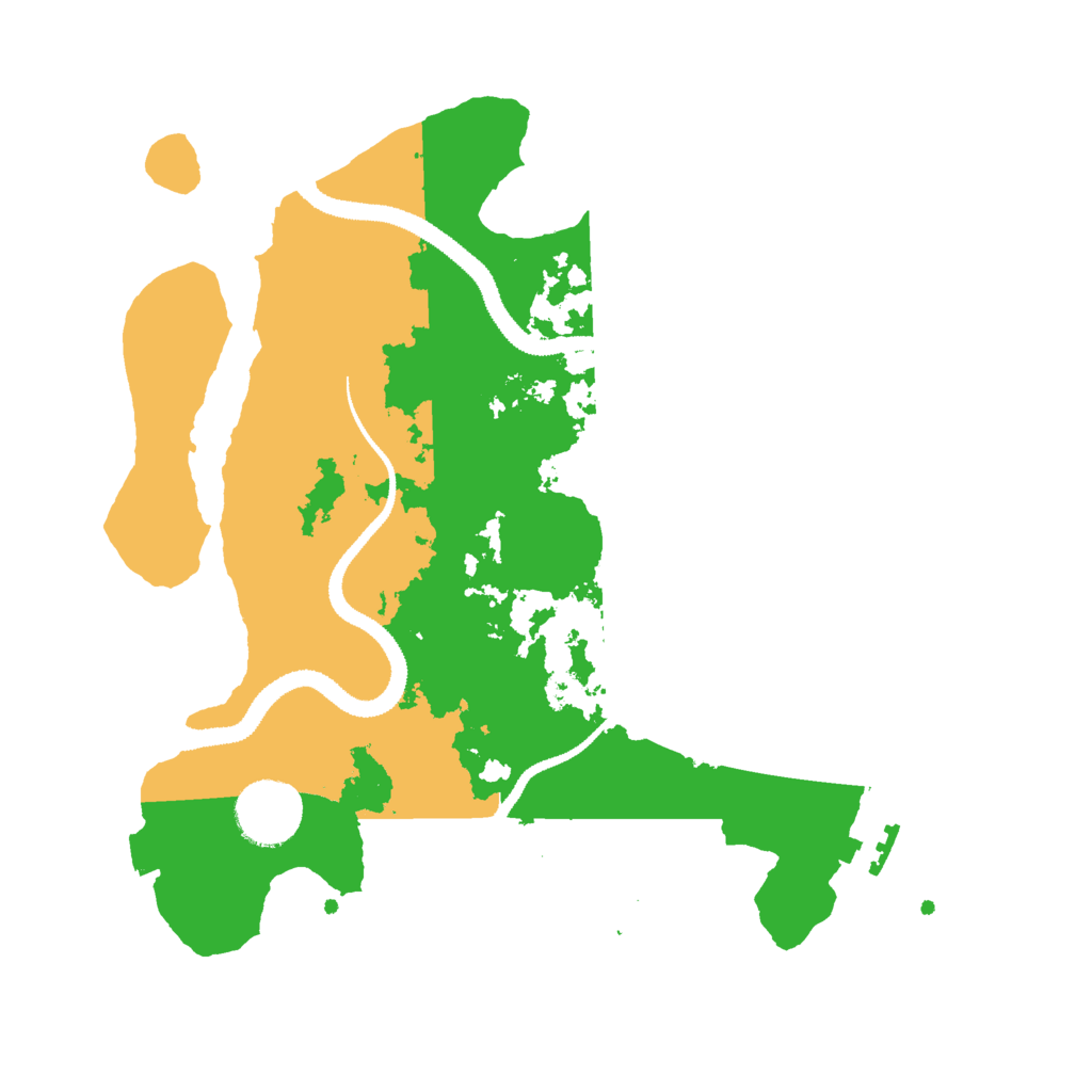 Biome Rust Map: Procedural Map, Size: 3000, Seed: 842289875