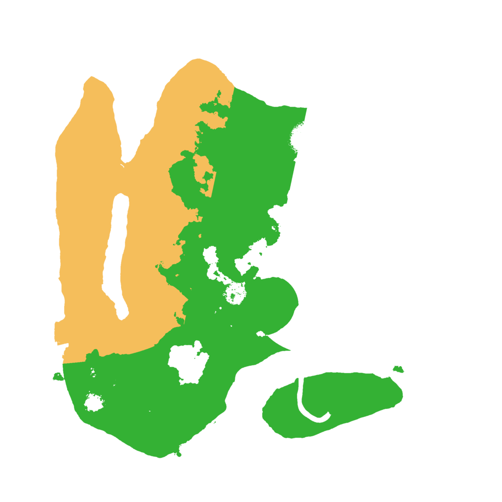 Biome Rust Map: Procedural Map, Size: 2500, Seed: 1639142243