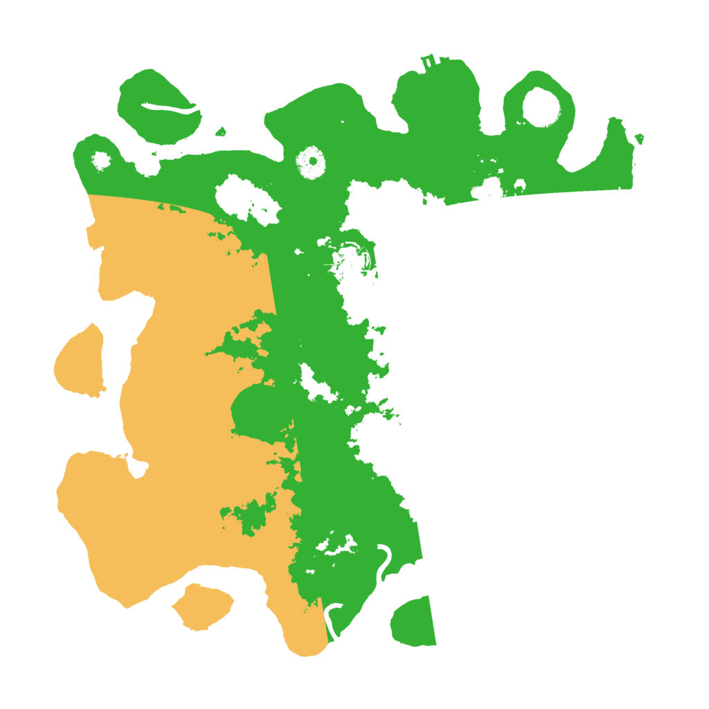 Biome Rust Map: Procedural Map, Size: 3500, Seed: 70509507