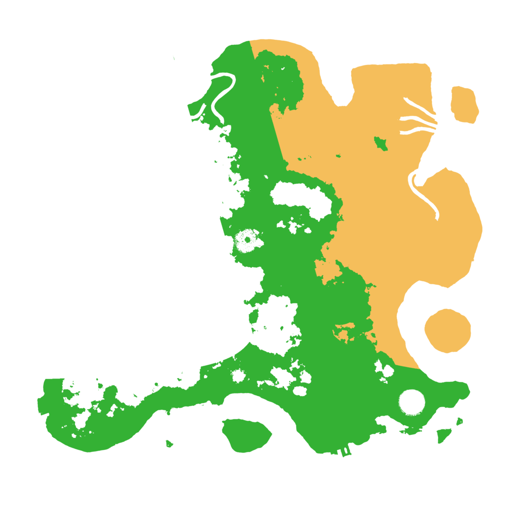 Biome Rust Map: Procedural Map, Size: 3500, Seed: 306591