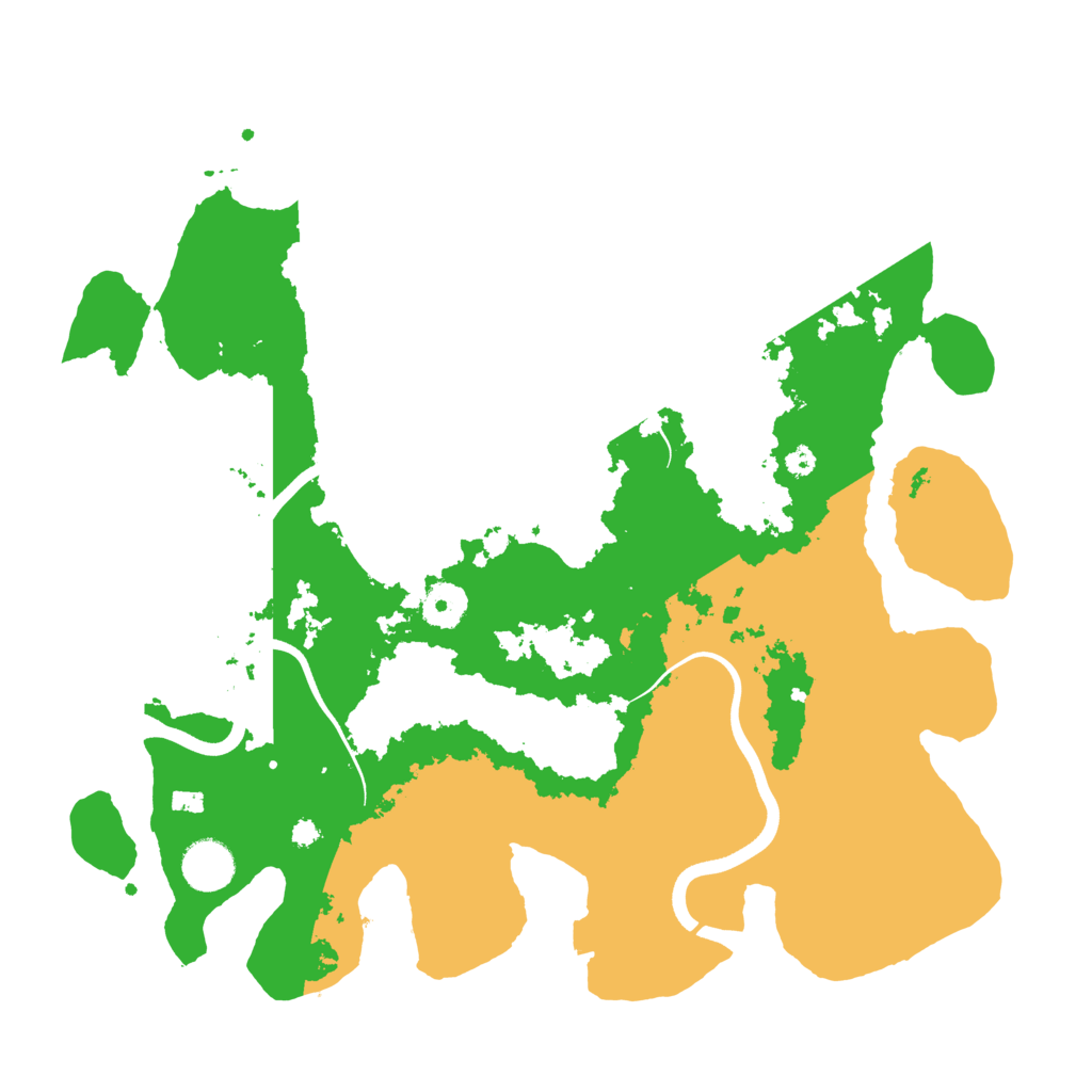 Biome Rust Map: Procedural Map, Size: 3700, Seed: 2113432660