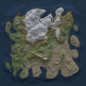 Thumbnail Rust Map: Procedural Map, Size: 3700, Seed: 2113432660, 17 Monuments