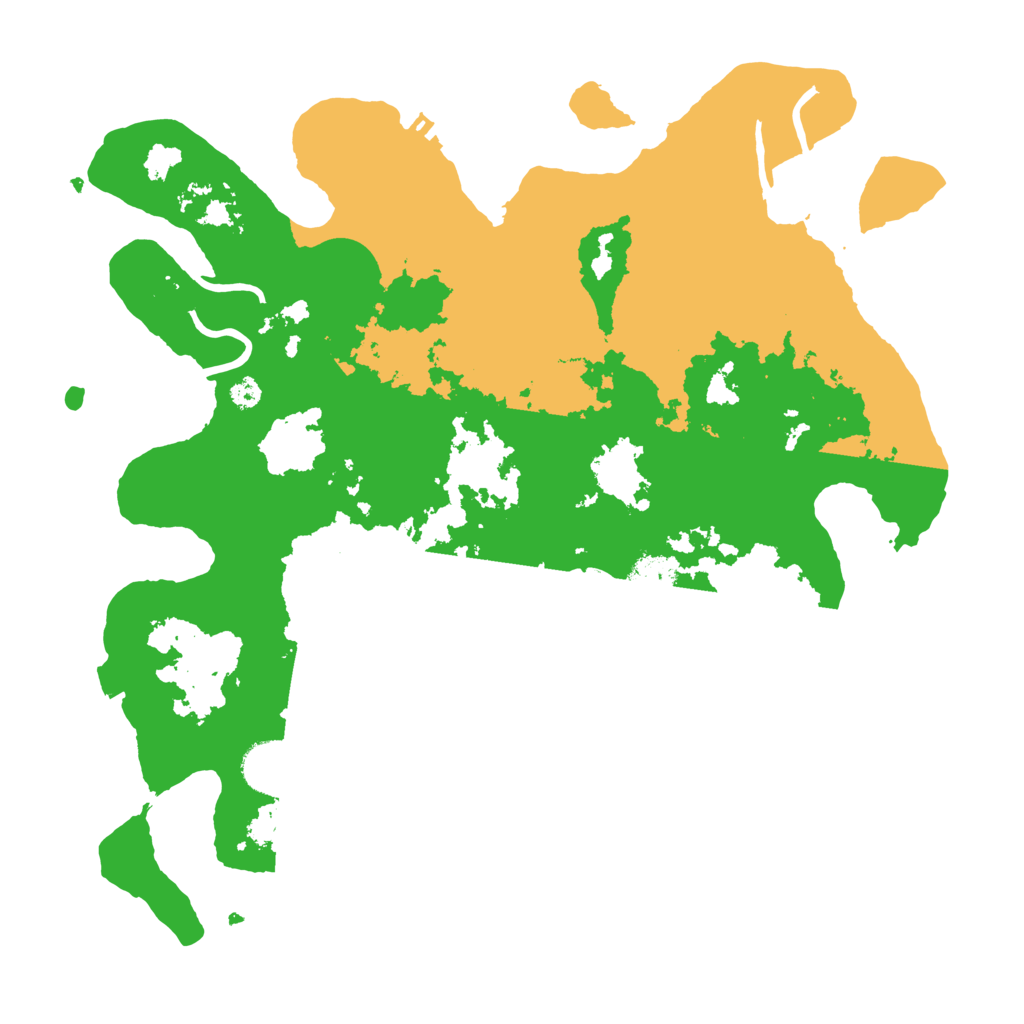 Biome Rust Map: Procedural Map, Size: 3500, Seed: 6932237