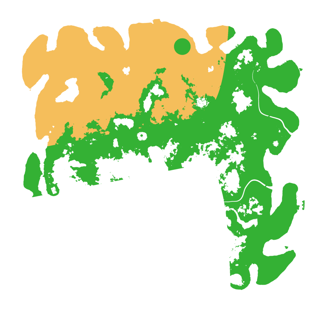 Biome Rust Map: Procedural Map, Size: 5000, Seed: 44912