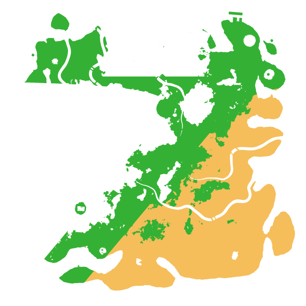 Biome Rust Map: Procedural Map, Size: 4500, Seed: 868564863