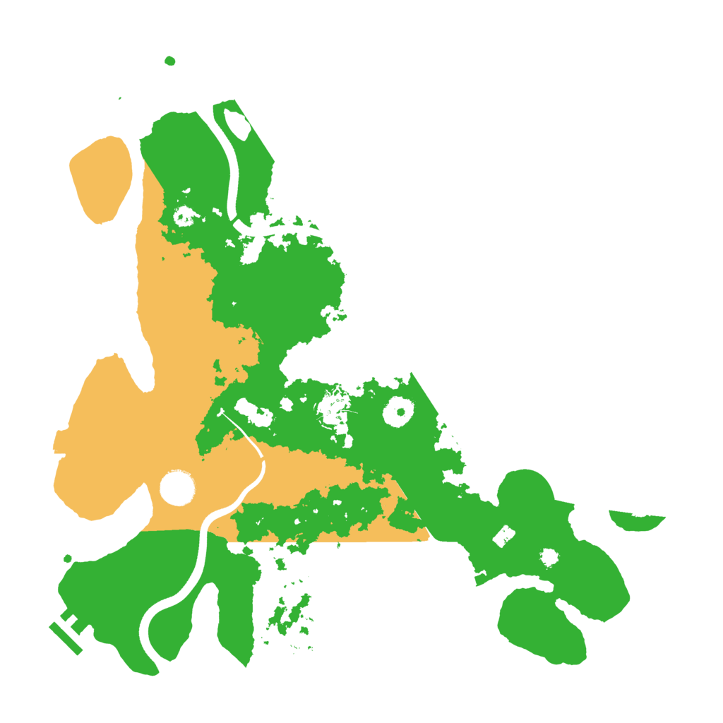 Biome Rust Map: Procedural Map, Size: 3600, Seed: 1110058814