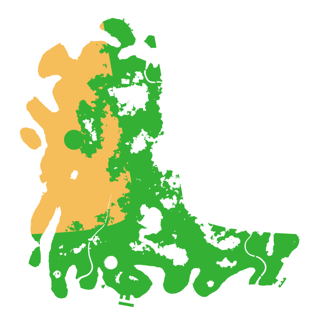 Biome Rust Map: Procedural Map, Size: 4250, Seed: 77173525