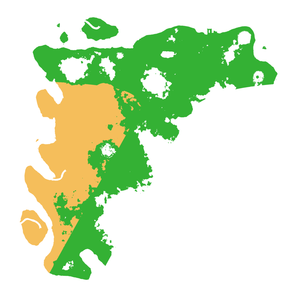 Biome Rust Map: Procedural Map, Size: 4096, Seed: 712372