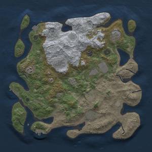 Thumbnail Rust Map: Procedural Map, Size: 3750, Seed: 771314520, 16 Monuments