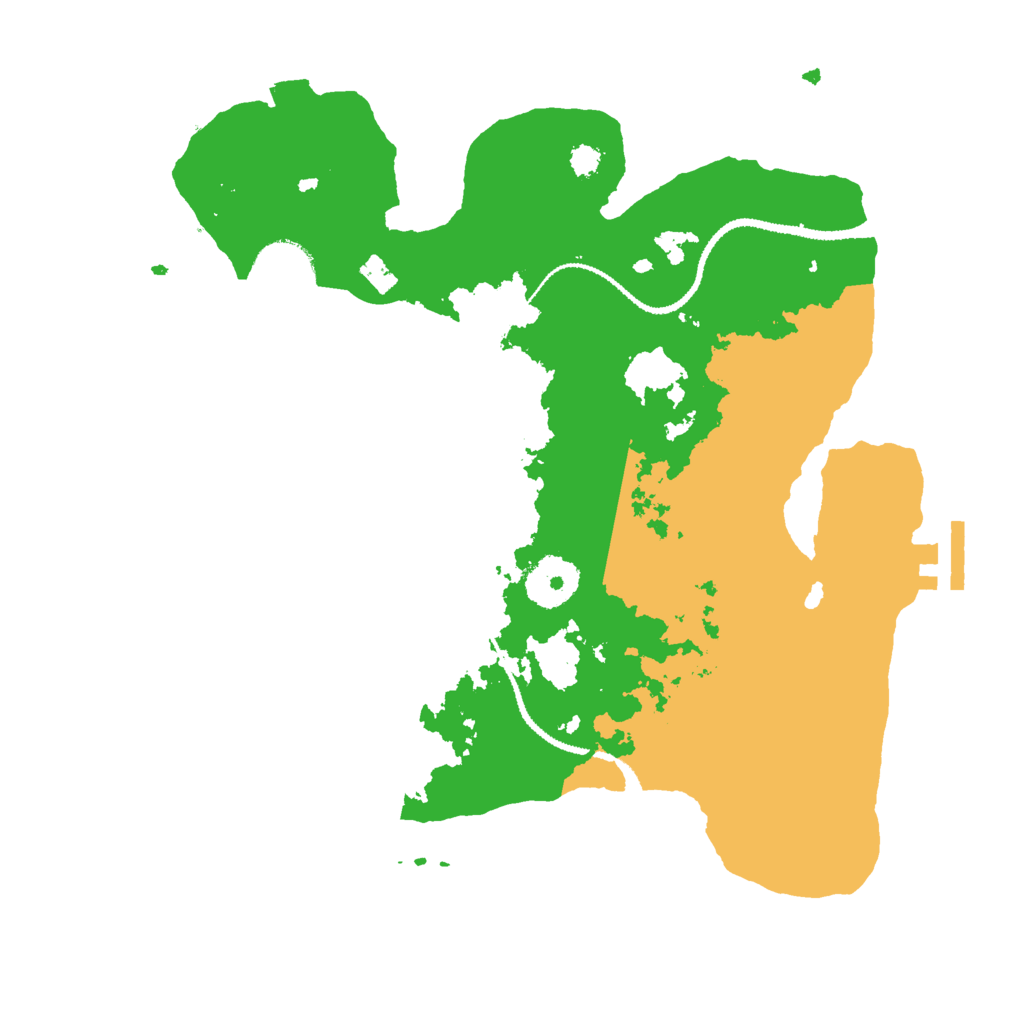 Biome Rust Map: Procedural Map, Size: 3000, Seed: 1163982854