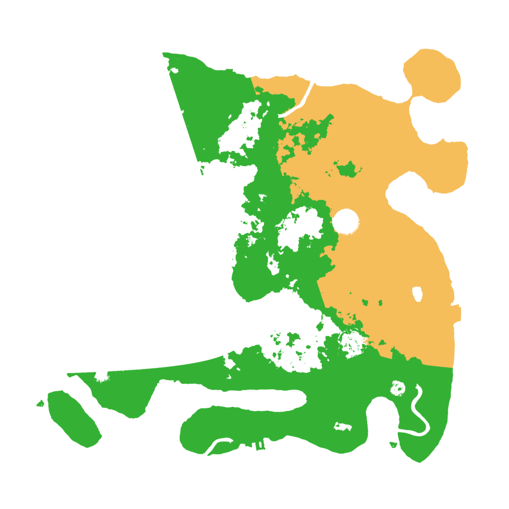 Biome Rust Map: Procedural Map, Size: 3500, Seed: 1271015806