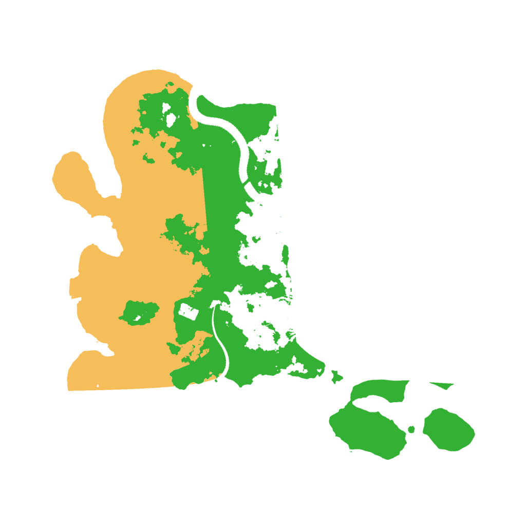 Biome Rust Map: Procedural Map, Size: 3000, Seed: 11647