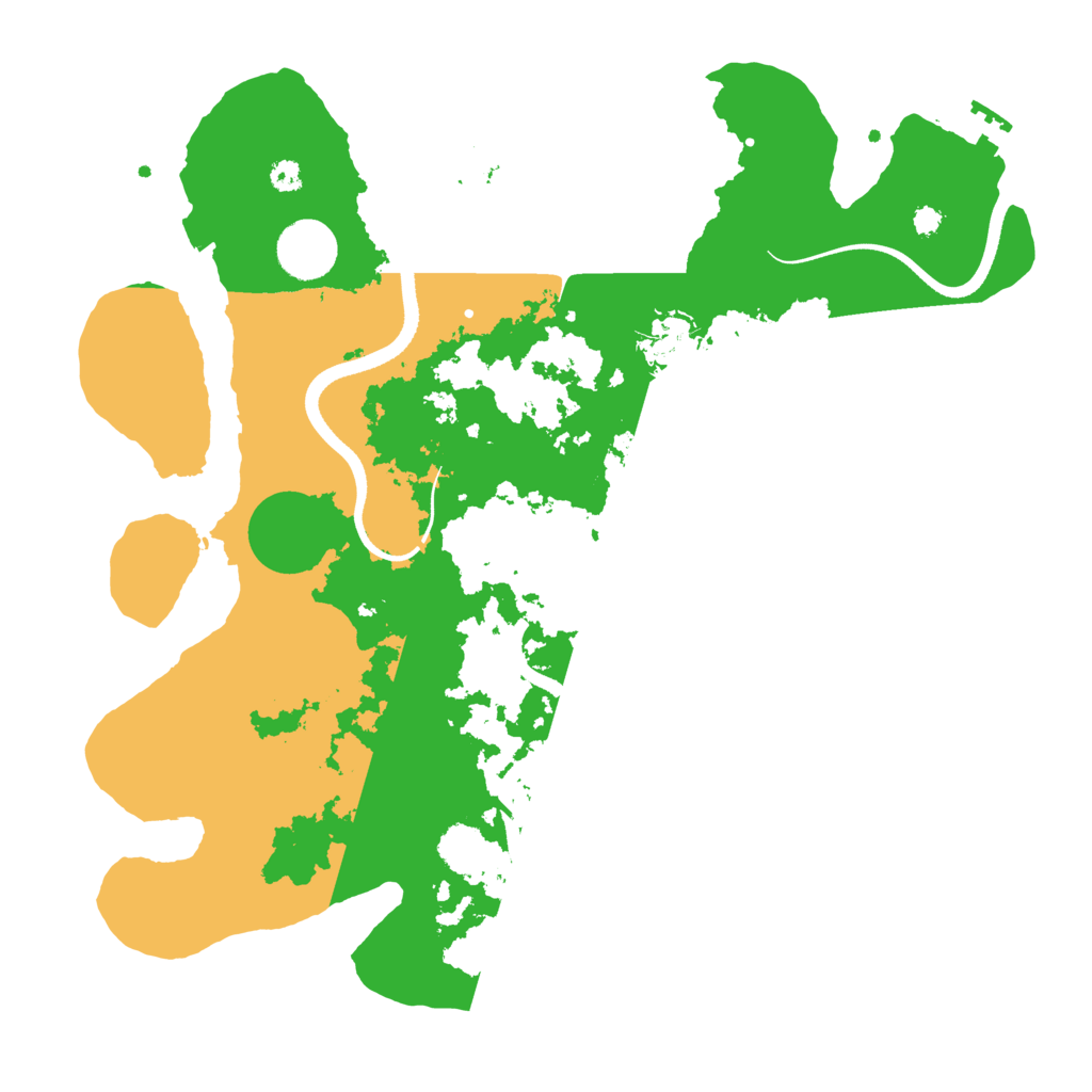 Biome Rust Map: Procedural Map, Size: 3500, Seed: 730005082
