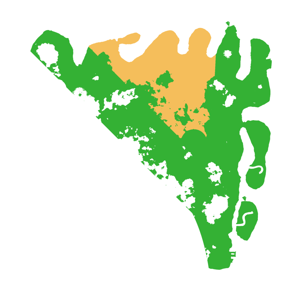 Biome Rust Map: Procedural Map, Size: 3500, Seed: 45439813